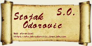 Stojak Odorović vizit kartica